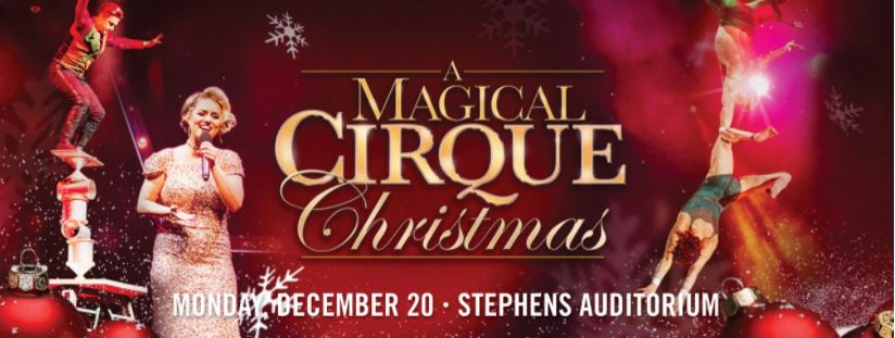 A Magical Cirque Christmas Inage with Singing