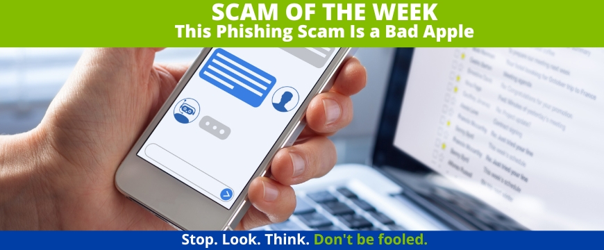Recent Scams Article: This Phishing Scam Is a Bad Apple