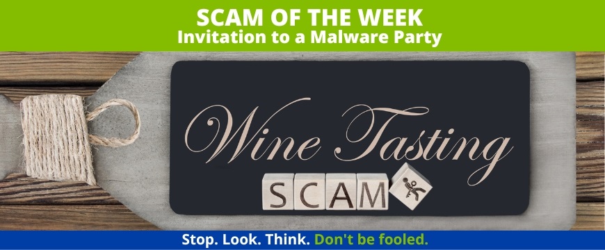Recent Scams Article: Invitation to a Malware Party