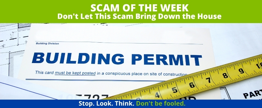 Recent Scams Article: Don't Let This Scam Bring Down the House