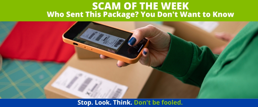 Recent Scams Article: Who Sent This Package? You Don't Want to Know