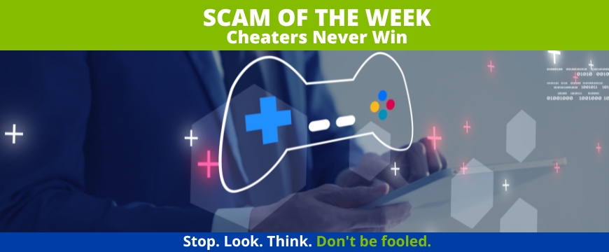 Recent Scam Article: Cheaters Never Win