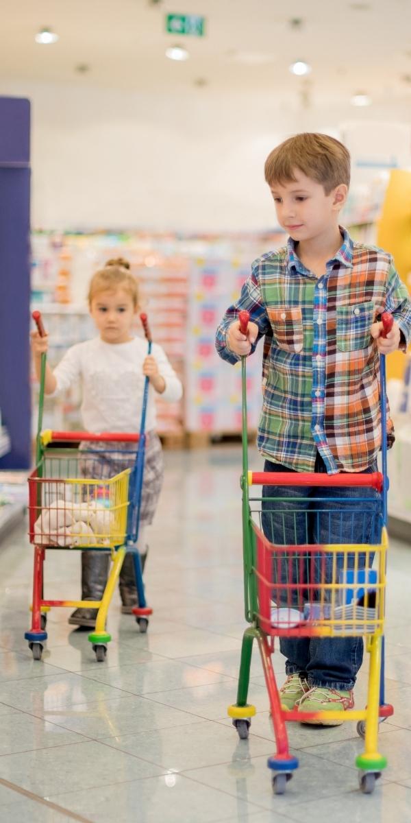 Child shopping