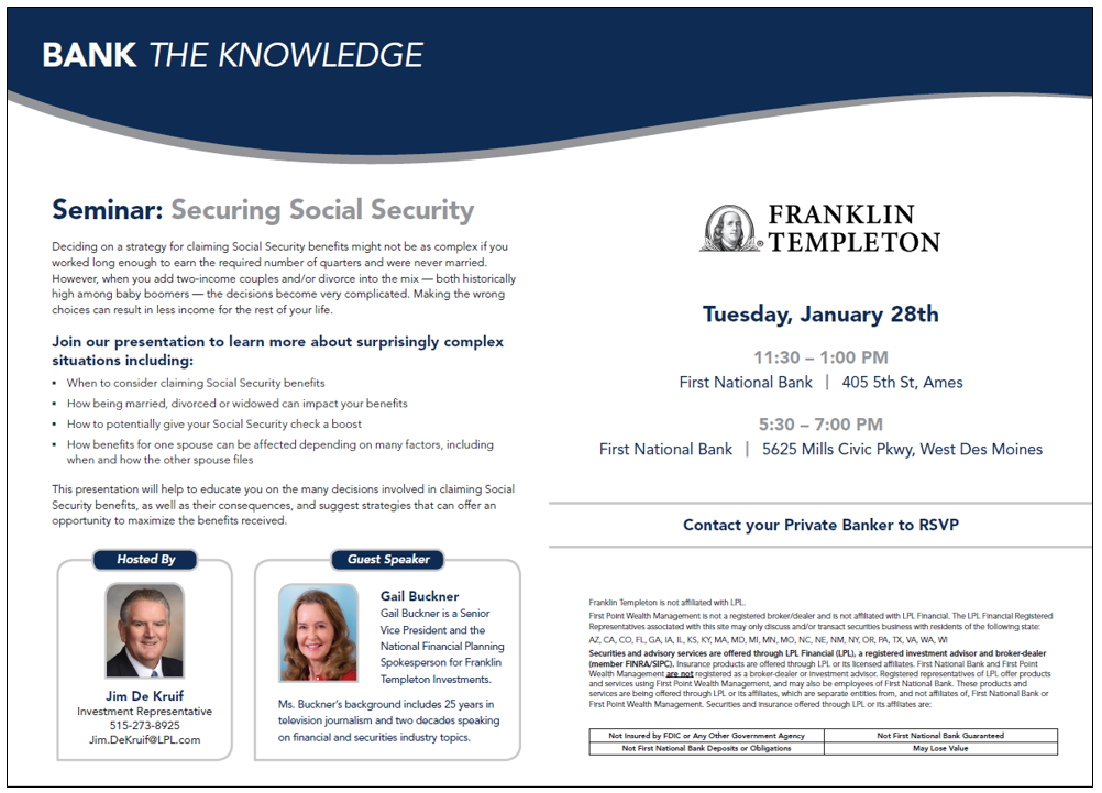 Seminar: Securing Social Security