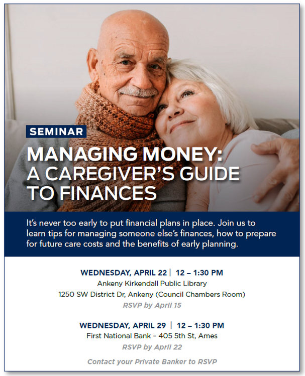 Managing Money:  A Caregiver's Guide to Finances