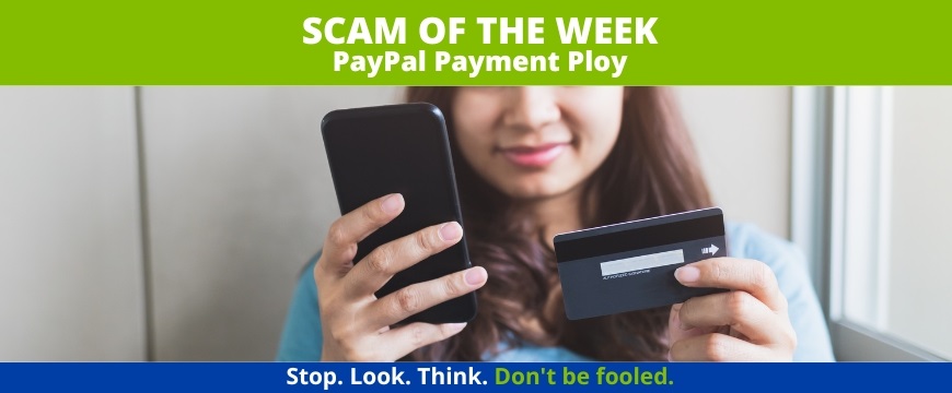 Recent Scams Article: PayPal Payment Ploy