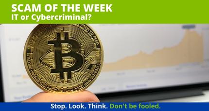 Recent Scams Article: IT or Cybercriminal?