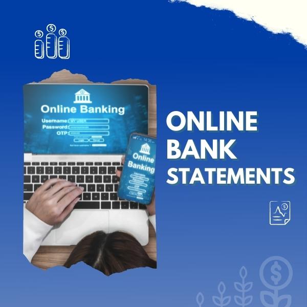 Online Bank Statements