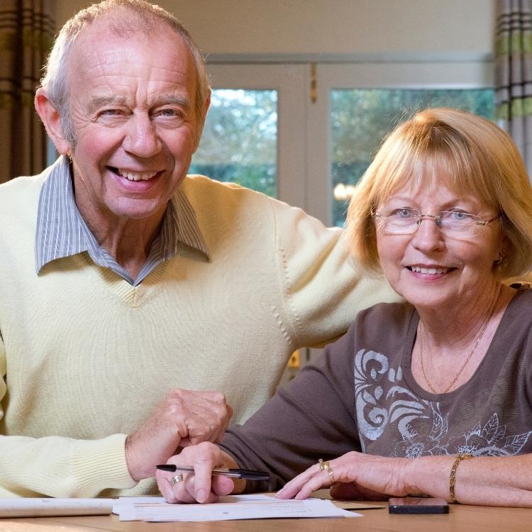 Couple Using Premier Checking