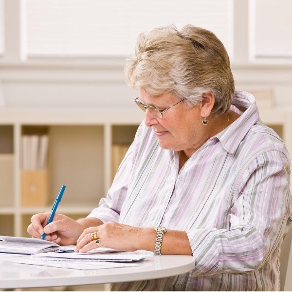 Writing a check
